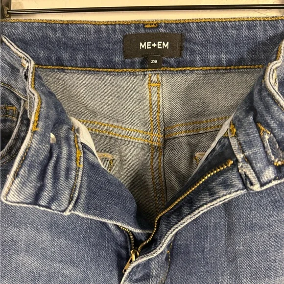 ME+EM Dark Blue Straight Leg Jeans - Picture 5 of 8